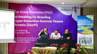 Kuatkan Inovasi, Kemenpar Matchmaking Co-Branding dengan GenPi