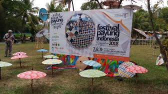 5 Negara Ikut Festival Payung Indonesia 2018 di Candi Borobudur