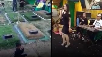 Viral! Pesta Pernikahan di Tengah Kuburan