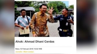 Ahmad Dhani Disebut Cerdas oleh Ahok, Warganet Ngakak Online