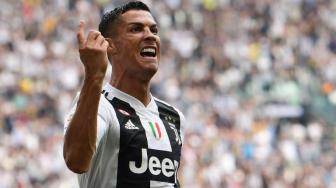 Pecah Telur, Ronaldo Borong 2 Gol Juventus ke Gawang Sassuolo