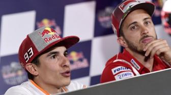 Hadapi Marc Marquez, Andrea Dovizioso: Doa Saja Tidak Cukup