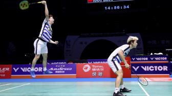 Kevin / Marcus Diambang Juara, Jadwal Final Prancis Open 2018