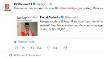 Gara-gara Duit Kampanye, Gerindra dan PSI Perang Twit