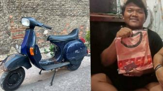 Demi Haringga Sirila, Pemuda Ini Rela Jual Vespa