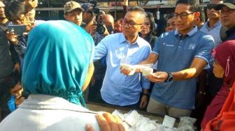 Temui Pedagang di Purwokerto, Sandiaga Mulai Tebar Janji