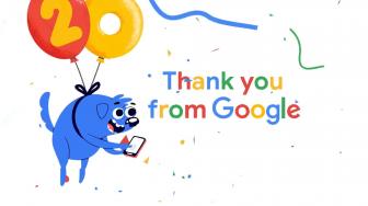 Doodle Spesial di Hari Ulang Tahun Google Ke-20