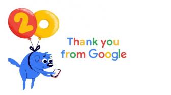 Google Rayakan Ulang Tahun Ke-20 Lewat Video Doodle