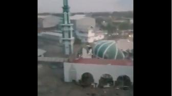 Update Gempa Palu, Kubah Masjid Agung Darussalam Roboh