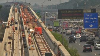 Wussss... Rute LRT Bekasi Timur - Dukuh Atas Cuma 45 Menit