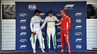 Asapi Hamilton, Bottas Raih Pole Position GP Rusia