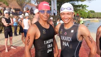 Jatuh Berkali-kali, Atlet Asian Games Menangi Rhino Cross Triathlon 2018