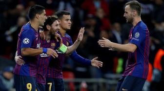 Para Pemain Barcelona Pakai Nama China di Jersey Saat Lawan Madrid