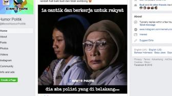 Ratna Sarumpaet Dibekuk, Polwan Cantik Curi Perhatian Publik