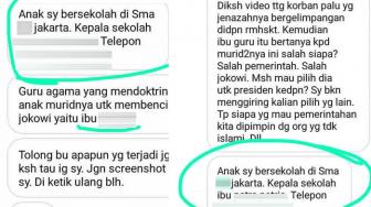 Guru Nelty Dituduh Sebar Doktrin Anti Jokowi, Siswanya Emosi