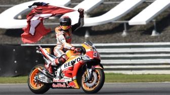 Raih Kemenangan ke-68 MotoGP, Marquez Sejajar dengan Lorenzo