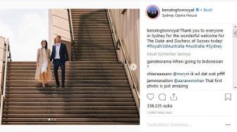 Akun Instagram Pangeran Harry dan Meghan Markle Pecahkan Rekor Dunia