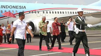 Jokowi Hadiri Malam Puncak Hari Santri Nasional di Bandung