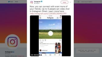 Asyik! Video Chat Bisa Berenam Sekaligus Lewat DM Instagram