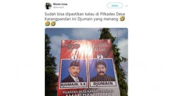 Punya Nama Sama, Calon Kades Ini Bikin Bingung