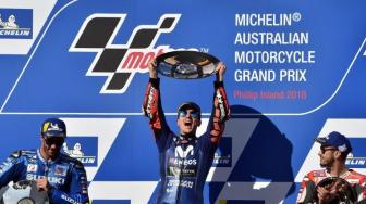 Marquez Gagal Finis, Maverick Vinales Juara GP Australia