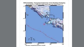 Sejak Minggu 9 Gempa Beruntun di Selat Sunda Bikin BMKG Tak Tenang