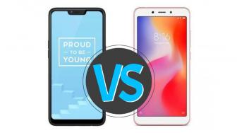 Adu Smartphone Rp 1 Jutaan, Xiaomi Redmi 6A Vs Realme C1