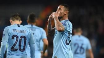 Manchester City Pesta Gol, Gabriel Jesus Cetak Hat-trick