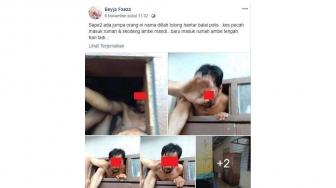 Viral Pria Tertangkap Basah Mengintip Wanita, Kabur Lewat Jendela