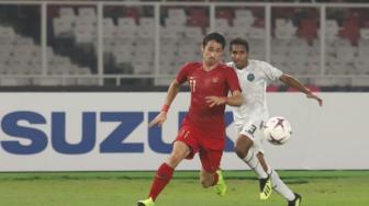 Belum Ada Gol Tercipta di Babak I Timnas Indonesia vs Timor Leste