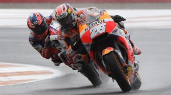 FP2 MotoGP Valencia: Petrucci Memimpin, Rossi Perbaiki Posisi