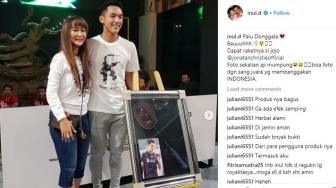 Lelang, Raket Jonatan Christie Dibeli Inul Daratista Rp 200 Juta