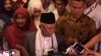 Yakin Dipilih Milenial, Ma'ruf: Mereka Orang Berpikir Rasional