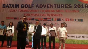 Diikuti 2352 Peserta, Batam Golf Adventures 2018 Sabet Rekor MURI