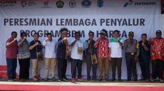 BBM Satu Harga, Pemerintah Resmikan SPBU di Distrik Siret, Asmat