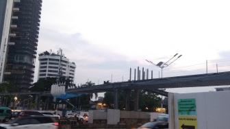 Revitalisasi Tiga JPO di Jalan Sudirman Rampung Akhir Tahun Ini