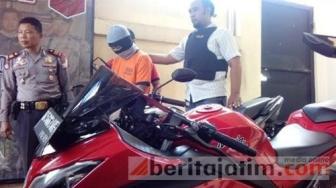 Cicil Motor Ninja 250 R, Andik 18 Kali Mencuri