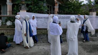 Emak-emak Aceh Gelar Aksi Tolak Perempuan Weleh-weleh