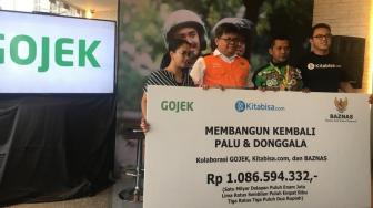 BAZNAS Gandeng GOJEK dan KitaBisa.com Donasikan Rp 1 M untuk Palu