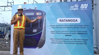 Perkenalkan Ratangga, Nama Baru Kereta MRT Jakarta