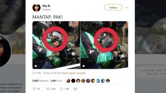 Tercyduk! Driver Ojol Gunakan Ini Demi Lindungi Ponselnya