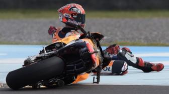 MotoGP 2018: Jadi Juara Dunia, Marquez Juga Kampiun Kecelakaan Terbanyak