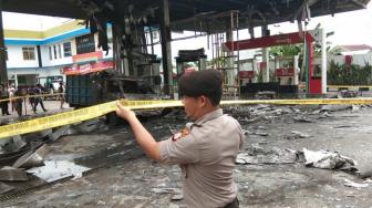 Bensin Diisi ke Jeriken, Pemicu SPBU di Makassar Terbakar