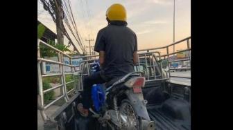 Pertolongan Combo Pemobil pada Pemotor ini Bikin Terenyuh