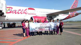 Garap Rute Jakarta-Banyuwangi, Penerbangan Perdana Batik Air Terisi Penuh