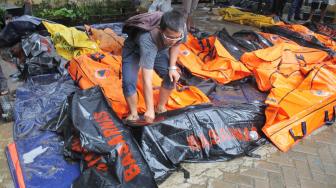 Jenazah Korban Tsunami Selat Sunda di Pandeglang Dipusatkan di RSUD Berkah