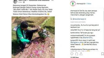 Peringati Hari Ibu, Unggahan Driver Ojol Ini Bikin Baper