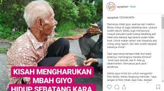 Viral, Kisah Kakek yang Hidup Sebatang Kara dan Sakit Tulang Belakang