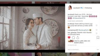 Akhirnya! Aura Kasih Pamer Foto Pernikahannya dengan Eryck Amaral