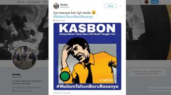 Tagar #MalamTahunBaruRasanya Ramaikan Tahun Baru, Ini Meme Kocaknya